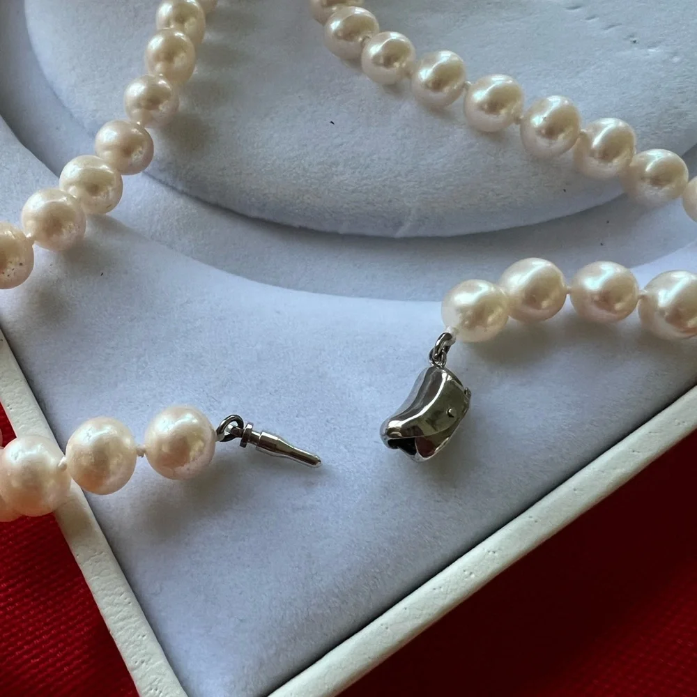 Viki Lynn Elegant Freshwater Necklace Pearl Jewelry Set - Picture 5 of 15